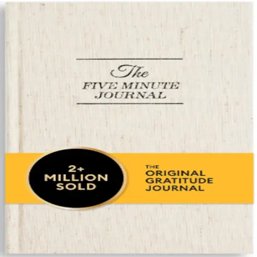 Cultivating gratitude and mindfulness, the 5 Minute Journal encourages you to appreciate your life for just five minutes each day. Designed for both men and women, this journal fosters positive manifestation and boosts confidence, helping you start your day with a more positive mindset and a greater sense of fulfillment.
